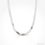 Sterling Silver 3.5mm Magic Herringbone Chain - Lifestyle View