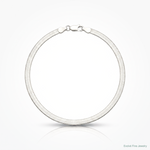 Sterling Silver 3.5mm Magic Herringbone Chain - Lifestyle View