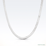 Sterling Silver 4.5mm Magic Herringbone Chain - Lifestyle View