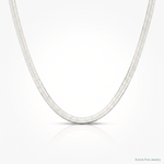 Sterling Silver 5.25mm Magic Herringbone Chain - Lifestyle View