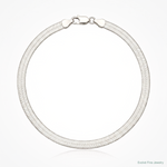 Sterling Silver 5.25mm Magic Herringbone Chain - Lifestyle View
