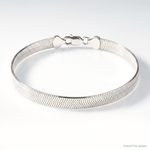 Sterling Silver 7.3mm Magic Herringbone Chain - Lifestyle View