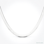Sterling Silver 8mm Magic Herringbone Chain - Lifestyle View