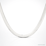 Sterling Silver 8.75mm Magic Herringbone Chain - Lifestyle View