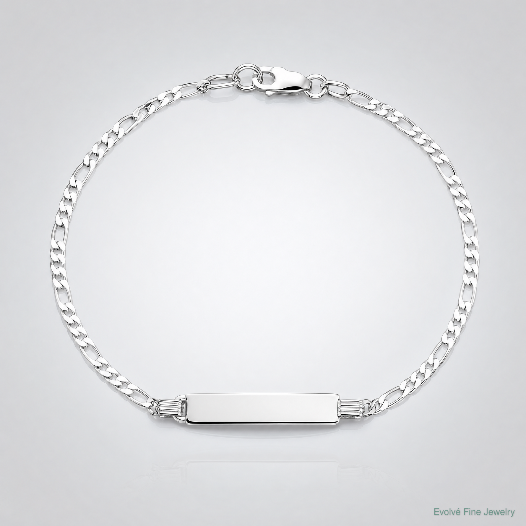 Sterling Silver Children's ID Bracelet - Lifestyle View