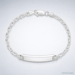 Sterling Silver Children's ID Bracelet - Lifestyle View