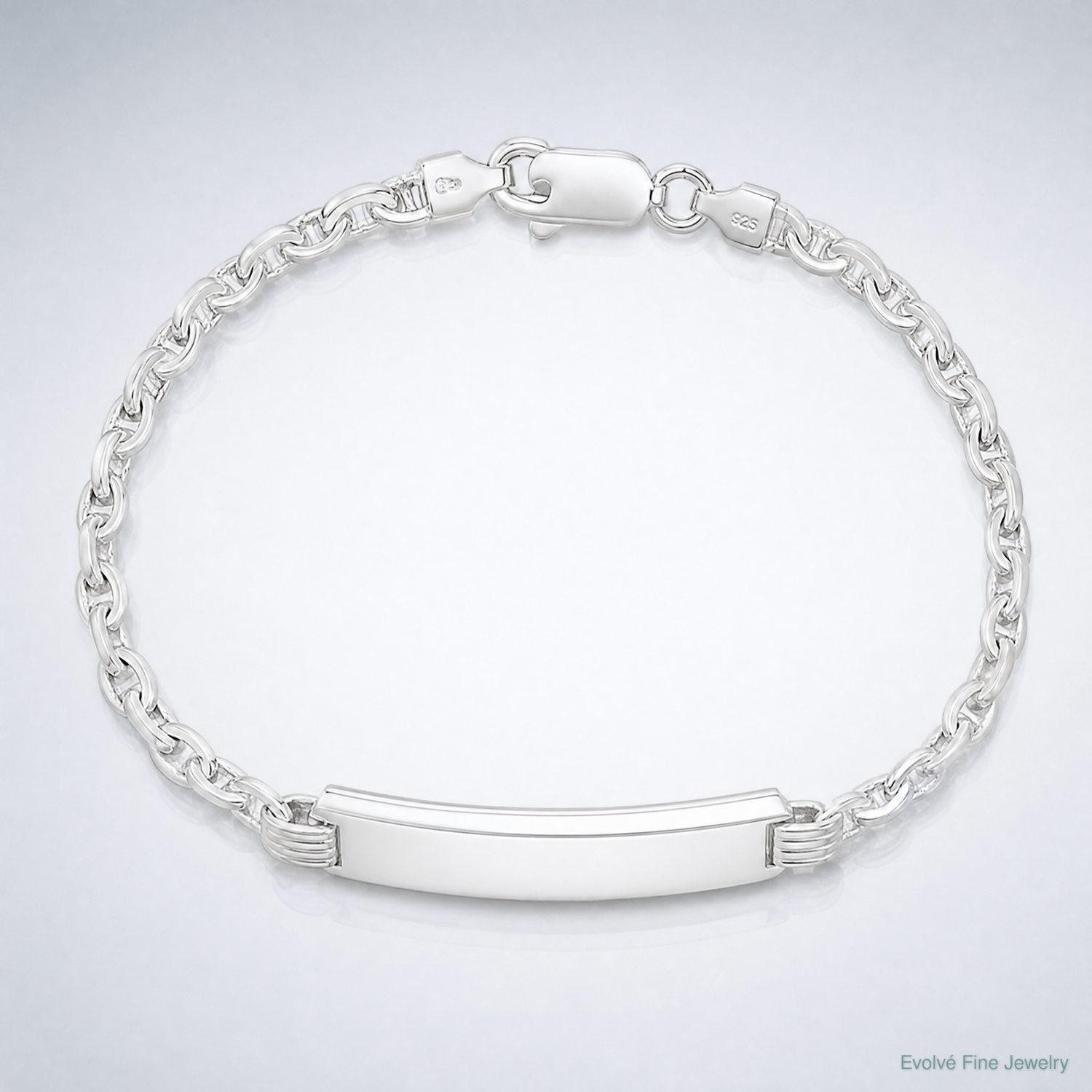Sterling Silver Children's ID Bracelet - Lifestyle View