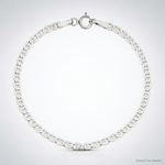Sterling Silver 2.25mm Flat Anchor Chain - Lifestyle View