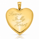 Sterling Silver Gold-tone Forever In My Heart Ash Holder Heart Locket - Lifestyle View