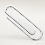 Sterling Silver Rhodium-plated Bookmark / Money Clip - Lifestyle View