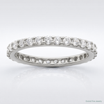 Sterling Silver Rhodium-plated CZ Ring - Lifestyle View