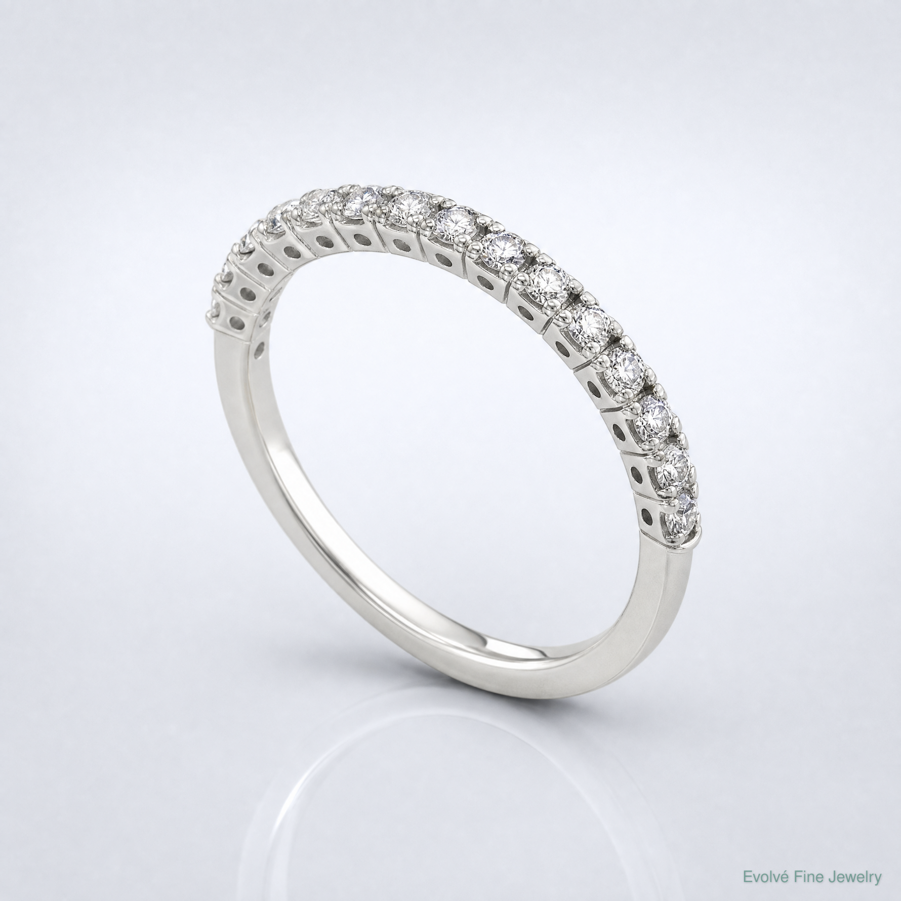Sterling Silver CZ Ring - Lifestyle View