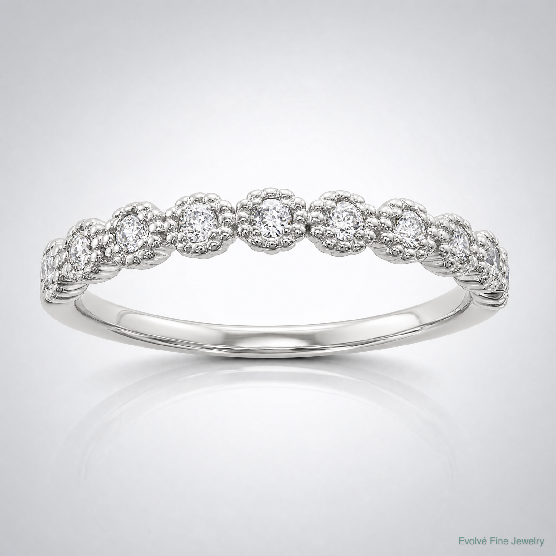 Sterling Silver CZ Ring - Lifestyle View