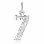 Sterling Silver Rhodium-plated Diamond-cut 