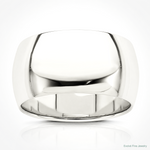 Sterling Silver 10mm Half Round Size 4 Band - Lifestyle View