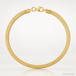 14K Stretch Mesh Graduated Bracelet - Lifestyle View