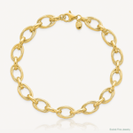 14K Polished Fancy Bracelet - Lifestyle View