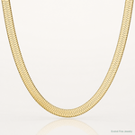 14k 3mm Silky Herringbone Chain - Lifestyle View