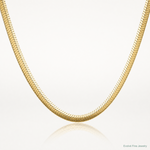 14k 4mm Silky Herringbone Chain - Lifestyle View