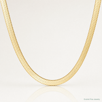 14k 5mm Silky Herringbone Chain - Lifestyle View
