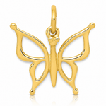 14k Butterfly Charm - Lifestyle View