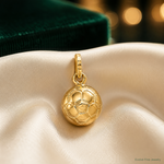 14k 3-D Soccer Ball Charm - Lifestyle View