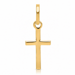 14k Small Cross Charm - Lifestyle View
