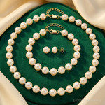 14k 6-7mm FW Cultured Pearl 7.25 w/1 ext Brace 18 w/2 ext Neck Earring Set - Lifestyle View