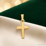 14k Cross Pendant - Lifestyle View